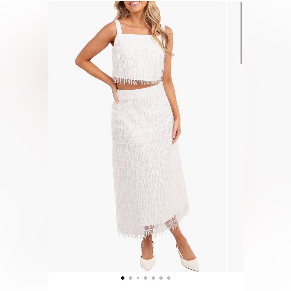 Petal & Pup crop top and skirt set